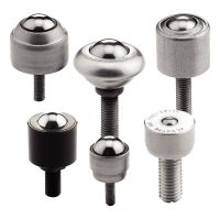 Ball transfers with threaded rods