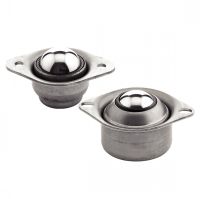 Ball transfers with flange