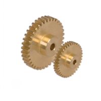 Ruota in ottone a denti diritti Ruota in ottone a denti diritti