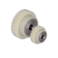 Ruota cilindrica in plastica con nucleo in acciaio Ruota cilindrica in plastica con nucleo in acciaio