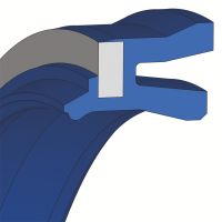 Rod seals for pneumatic cylinders