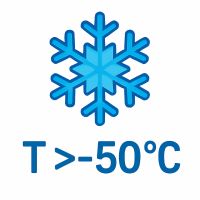 Utilisation de longue durée, limite -50 °C maximum