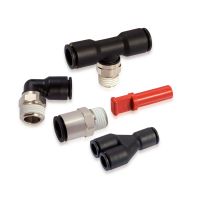 Schnappverschluss Messing/Polymer Anschluss