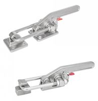 Sauterelle horizontale avec crochet et bouton de sécurité, modèle renforcé, acier inoxydable 304, international Sauterelle horizontale avec crochet et bouton de sécurité, modèle renforcé, acier inoxydable 304, international