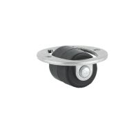 Ruota fissa con piastra, per mobile,