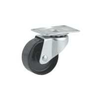 Ruota piroettante con piastra, per mobile,