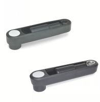 ALUMINIUM SCHWARZ BESCHICHTET KURBEL MIT KLAPPGRIFF - ALUMINIUM SCHWARZ BESCHICHTET KURBEL MIT KLAPPGRIFF -