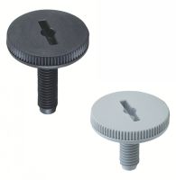 REINFORCED TECHNOPOLYMER FLAT HEADED THUMBSCREW, -