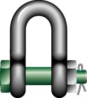 D-SHACKLE WITH PINNED BOLT, HIGH RESISTANCE, GRADE 60 - D-SHACKLE WITH PINNED BOLT, HIGH RESISTANCE, GRADE 60 -