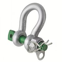 LYRE-SHAPED SHACKLE WITH SECURITY HIGH-STRENGTH PINNED BOLT, GRADE 60, - LYRE-SHAPED SHACKLE WITH SECURITY HIGH-STRENGTH PINNED BOLT, GRADE 60, -