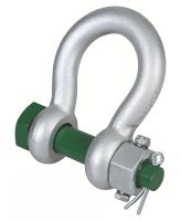 LYRE-SHAPED SHACKLE WITH SECURITY HIGH-STRENGTH PINNED BOLT AND FIXED NUT, GRADE 60, - LYRE-SHAPED SHACKLE WITH SECURITY HIGH-STRENGTH PINNED BOLT AND FIXED NUT, GRADE 60, -