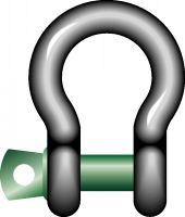 LYRE-SHAPED SHACKLE, HIGH STRENGTH, GRADE 60, - LYRE-SHAPED SHACKLE, HIGH STRENGTH, GRADE 60, -