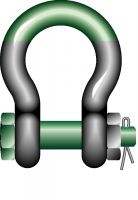 LYRE-SHAPED SHACKLE WITH HIGH-STRENGTH PINNED BOLT, GRADE 80, - LYRE-SHAPED SHACKLE WITH HIGH-STRENGTH PINNED BOLT, GRADE 80, -