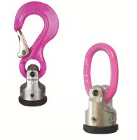 WITH BALL-BEARING BASE, WELD-ON ARTICULATED LIFTING RING - WITH BALL-BEARING BASE, WELD-ON ARTICULATED LIFTING RING -