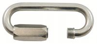 WIDE OPENING, STEEL OR STAINLESS STEEL QUICK LINK - WIDE OPENING, STEEL OR STAINLESS STEEL QUICK LINK -