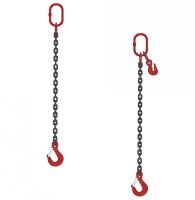 LIFTING 1-STRAND SLING WITH OR WITHOUT SHORTENING HOOK, GRADE 80, - LIFTING 1-STRAND SLING WITH OR WITHOUT SHORTENING HOOK, GRADE 80, -