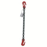 TIE-DOWN CHAIN WITH SHORTENING GRAB HOOKS, GRADE 80, - TIE-DOWN CHAIN WITH SHORTENING GRAB HOOKS, GRADE 80, -