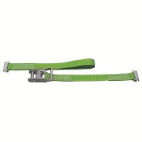 2-PART LASHING BELT WITH FLAT HOOKS AND RATCHET TENSIONER, FOR INSIDE LASHING, - 2-PART LASHING BELT WITH FLAT HOOKS AND RATCHET TENSIONER, FOR INSIDE LASHING, -