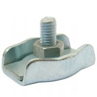 FLAT, STEEL OR STAINLESS STEEL CABLE CLAMP - FLAT, STEEL OR STAINLESS STEEL CABLE CLAMP -