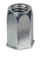 ACERO 400 HBS PASIVADO CON ZINC TUERCA HEXAGONAL DE FUNDICIÓN RIVKLE®, CABEZA FINA -
