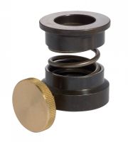 SOPORTE CON MUELLE DE ACERO BRUÑIDO, CON TORNILLO DE BLOQUEO DE LATÓN, PARA BRIDA, - SOPORTE CON MUELLE DE ACERO BRUÑIDO, CON TORNILLO DE BLOQUEO DE LATÓN, PARA BRIDA, -