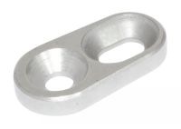 ARANDELA DE ACERO INOXIDABLE CON AGUJERO FRESADO Y ORIFICIO OBLONGO, - ARANDELA DE ACERO INOXIDABLE CON AGUJERO FRESADO Y ORIFICIO OBLONGO, -