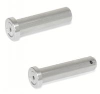 MIT FLACHER UNTERLEGSCHEIBE, EDELSTAHL ACHSE - MIT FLACHER UNTERLEGSCHEIBE, EDELSTAHL ACHSE -