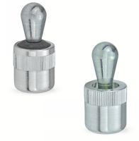STAHLKOPF DRUCKKNOPF MIT SEITLICHEM DRUCK - STAHLKOPF DRUCKKNOPF MIT SEITLICHEM DRUCK -