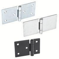 ASYMMETRISCH ODER HORIZONTAL VERLÄNGERT, STAHL ODER EDELSTAHL 304 BLECHSCHARNIERE, -