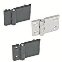 FLACH, ZAMAK ODER EDELSTAHL ASYMMETRISCHES SCHARNIER -