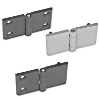 FLACH, ZAMAK ODER EDELSTAHL BREITES SCHARNIER -