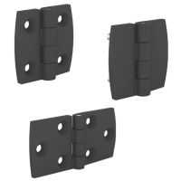 SYMMETRISCH, TECHNOPOLYMER FLACHES SCHARNIER -