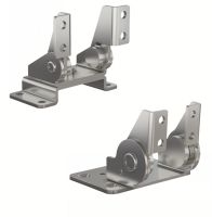 EDELSTAHL, MIT 2 DREHACHSEN FRIKTIONSSCHARNIER -