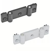 TECHNOPOLYMER, DOPPELSCHARNIER FÜR ALUMINIUMPROFILE -