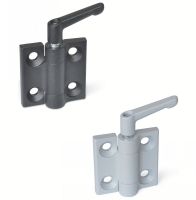 MIT INDEXIERBAREM GRIFF, ZAMAK ABSCHLIEßBARES SCHARNIER -