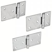 ASYMMETRISCH ODER HORIZONTAL VERLÄNGERT, EDELSTAHL 316 BLECHSCHARNIERE, -