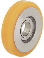 POLYURÉTHANE 92° SHORE, CORPS ACIER GALET DE GUIDAGE INTERNATIONAL