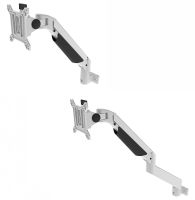 SUPPORT POUR ÉCRAN PIVOTANT ET INCLINABLE AVEC BRAS RÉGLABLE EN HAUTEUR SIMPLE OU DOUBLE, NORME VESA, INTERNATIONAL SUPPORT POUR ÉCRAN PIVOTANT ET INCLINABLE AVEC BRAS RÉGLABLE EN HAUTEUR SIMPLE OU DOUBLE, NORME VESA, INTERNATIONAL