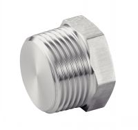 BOUCHON MÂLE TH 316L USINÉ-GAZ CONIQUE - NPT INTERNATIONAL