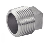 NORME 4144 BOUCHON MÂLE CONIQUE À TC 316 MOULÉ (ISO 7/1) 316L USINÉ (NPT) INTERNATIONAL