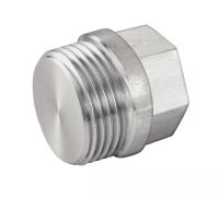 NORME 910 BOUCHON MÂLE TH À EMBASE GAZ CYLINDRIQUE-INOX 316 MOULÉ-DIN 910 INTERNATIONAL