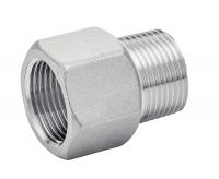 INOX 316L ADAPTATEUR FEMELLE GAZ CONIQUE / MÂLE NPT USINÉ INTERNATIONAL