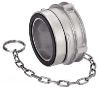 ALUMINIUM BOUCHON AVEC VERROU, AVEC CHAÎNETTE JOINT NBR-INOX 316 INTERNATIONAL