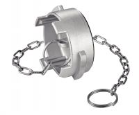 ALUMINIUM BOUCHON SANS VERROU, AVEC CHAÎNETTE, CADENASSABLE JOINT NBR-INOX 316 INTERNATIONAL