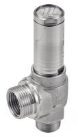 VALVOLA DI SICUREZZA DI SCARICO CANALIZZATA PER ARIA E GAS NEUTRI IN ACCIAIO INOX 1.4408 INTERNATIONAL