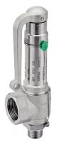 GAS E GAS LIQUEFATTI, CON LEVA IN ACCIAIO INOX 1.4308 1.4301 PN50 VALVOLA DI SICUREZZA DI SCARICO CANALIZZATA INTERNATIONAL