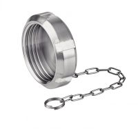 INOX 304 316L ECROU BOUCHON AVEC CHAÎNETTE INTERNATIONAL