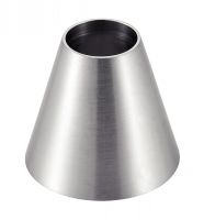 DIN SÉRIE 2 INOX 316L RÉDUCTION CONCENTRIQUE SANS PARTIE DROITE NON POLIE INTERNATIONAL