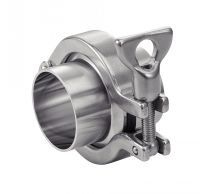 JOINT EPDM INOX 316L RACCORD CLAMP SMS COMPLET COLLIER DOUBLE ARTICULATION INTERNATIONAL