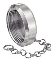 INOX 304 ECROU BOUCHON AVEC CHAÎNETTE INTERNATIONAL